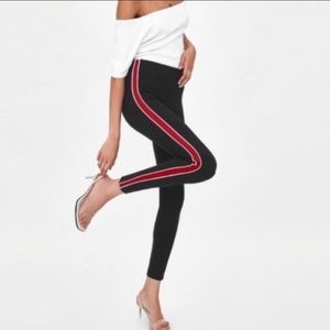 Zara racing stripe leggings